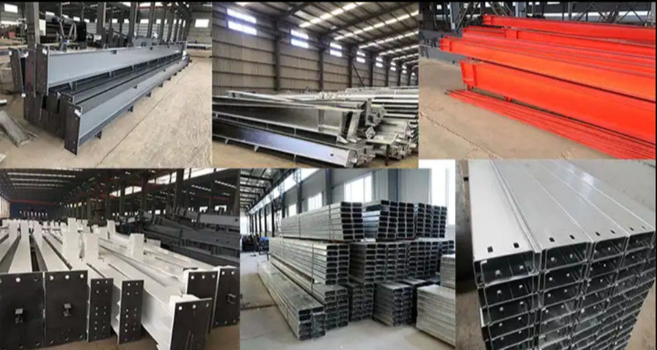 Tiempo de construcción corto Taller de acero soldado para la instalación rápida y fácil de edificios industriales