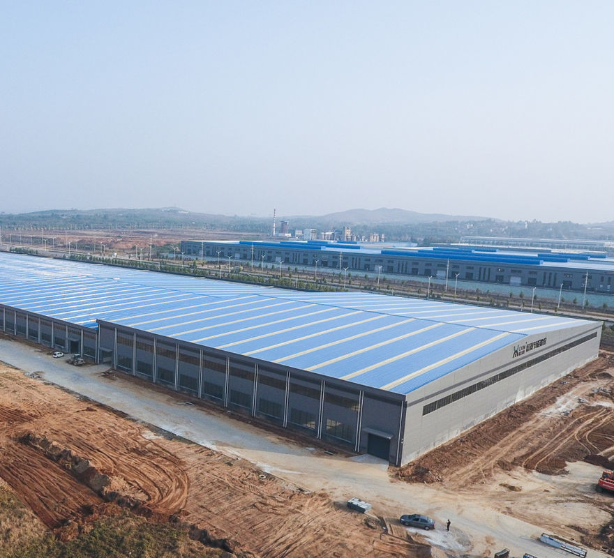 Estructura de acero prefabricada prefabricada sala de construcción estructura de acero Q355B taller de almacén en China