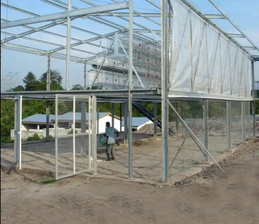 ISO 9001 Estructura de acero Edificio de fábrica Taller de metal Edificios a prueba de corrosión