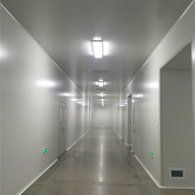 Aislamiento y control climático en estructuras de acero Sala de aislamiento para almacenamiento farmacéutico