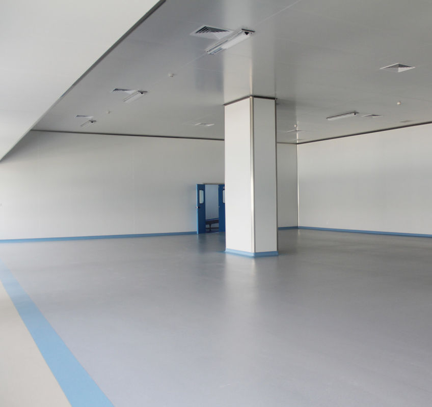 Aislamiento y control climático en estructuras de acero Sala de aislamiento para almacenamiento farmacéutico