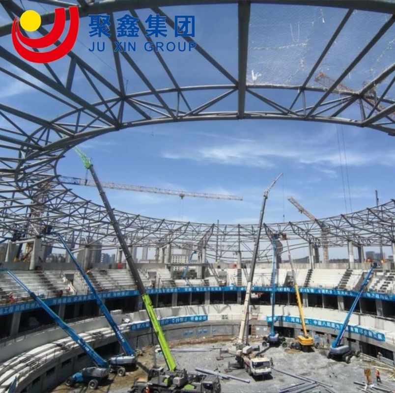 Cuadro de techo Venta caliente LF BJMB Cuadro espacial cubierta de estadio arqueada Techo para salón de deportes