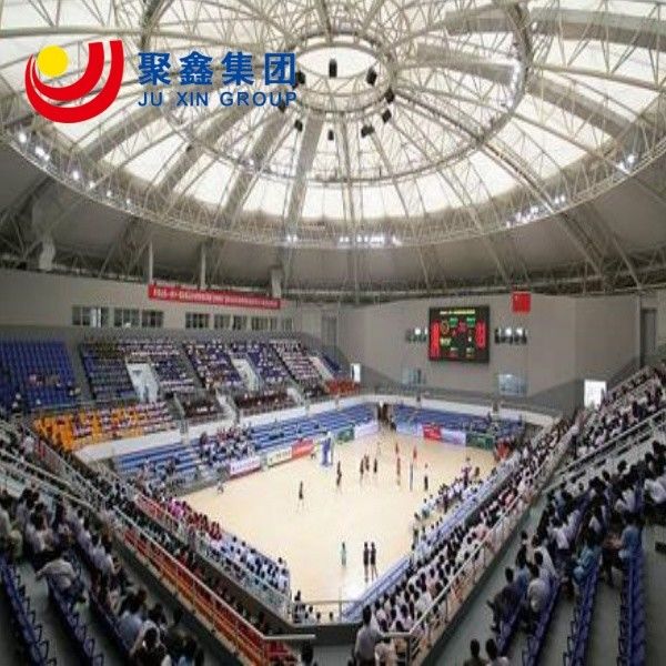 China Estrutura de acero de marco metálico de gran tamaño Estadio exterior/interior Deportes de ejercicio/Ténis/Basquetbol/Fútbol Gimnasio