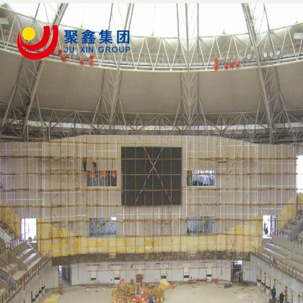China Estrutura de acero de marco metálico de gran tamaño Estadio exterior/interior Deportes de ejercicio/Ténis/Basquetbol/Fútbol Gimnasio