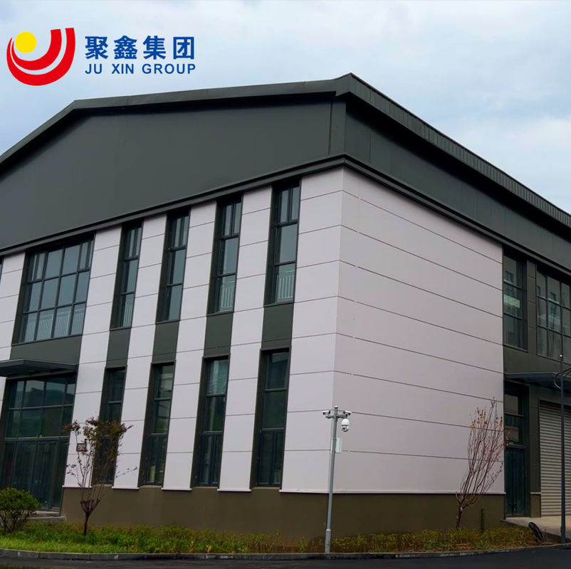 Instalación rápida de estructura de acero Edificio de oficinas prefabricado Edificio de parque industrial fabricado en China