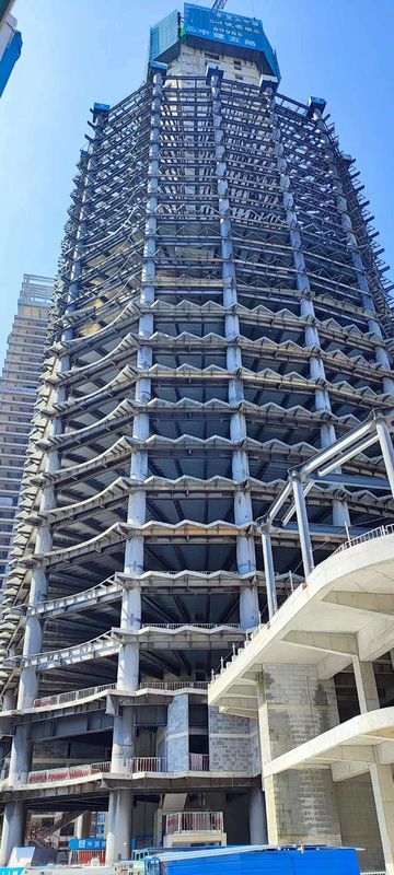 Construcción rápida y duradera de construcción prefabricada de estructura de acero pesada prefabricada con ISO9001