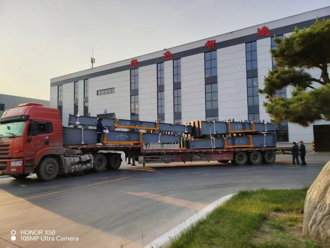 36 metros Large Clear Span 46 Eave Height Rockwool Composition Wall Panel Steel Structure Workshop a los Estados Unidos de América