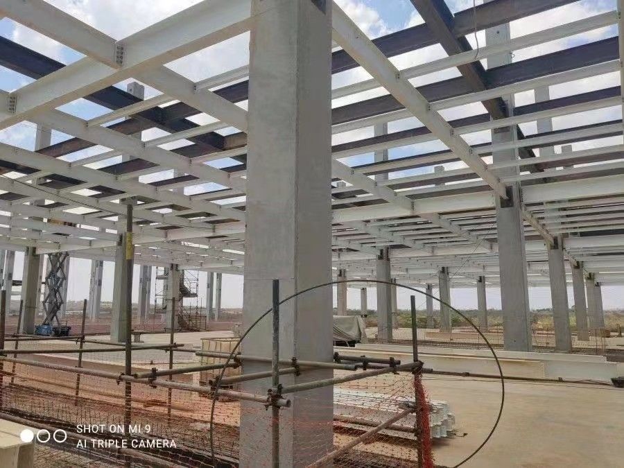 Estructura de acero ligero para construcción de casas prefabricadas