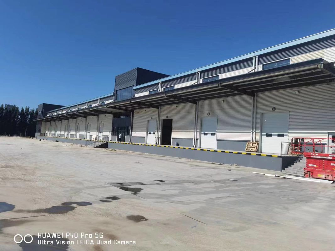 OEM Farmacéutica Logística Edificios prefabricados de metal Sección H Marco de portal Edificio estructura de acero